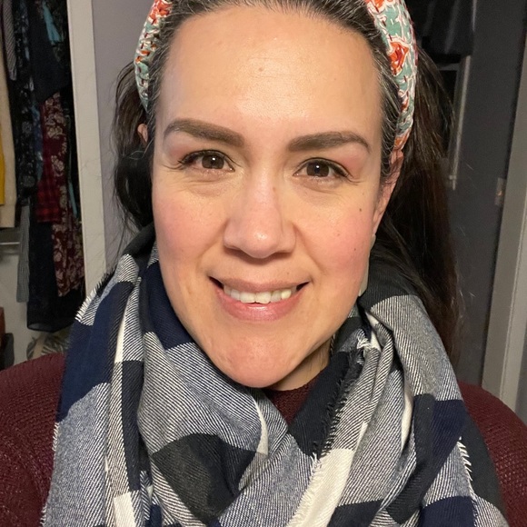 Plaid scarf by Plush - Picture 3 of 3